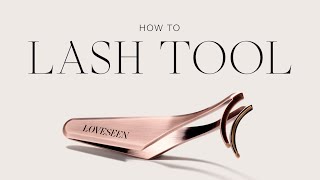 How To Use The LoveSeen Lash Application Tool [upl. by Rennoc]