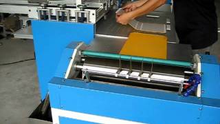 Semiautomatic hard cover making machineavi [upl. by Netsud]