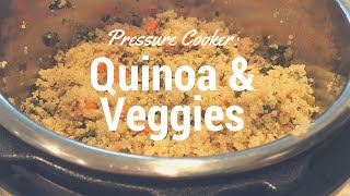 Cooking with Instant Pot  Quinoa amp Veggies [upl. by Butterfield]