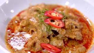 Pork Panang Curry  Thai Food Recipe by Mae Ploy [upl. by Sillig]