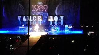 Vance Joy  Wasted Time Taylor Swift 1989 World Tour Adelaide Dec 8 [upl. by Tatianna630]