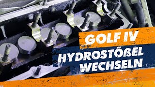 Hydrostößel wechseln am VW Golf IV 16  Tutorial [upl. by Anirtruc]