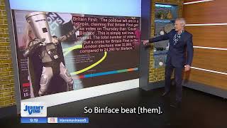 Jeremy Vine analyses Count Binface beating Britain First [upl. by Modnar]