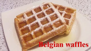 Belgian Waffles  The original recipe  Gaufres Belge [upl. by Bradleigh]