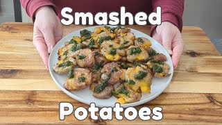 The Best Side Dish  Smashed Potatoes [upl. by Piper337]