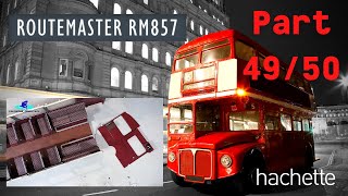 Hachette Routemaster RM857 Londonbus Part 49 amp 50  Neue Wände und Linienanzeiger [upl. by Elmore]