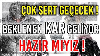 ÇOK YOĞUN KAR GELİYOR   İSTANBUL VE BİR ÇOK ŞEHİRE ÇOK YOĞUN KAR GELİYOR [upl. by Esyli843]