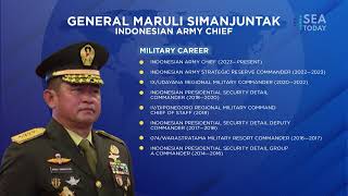 General Maruli Simanjuntak Indonesian Army Chief Profile [upl. by Enomsed]