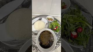 Ghormeh sabzi authentic Iranian food iranianfood food [upl. by Helbonna]