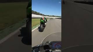 Triumph 765 Onboard Hockenheimring shorts [upl. by Nairdad]