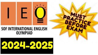 English Olympiad Practice Questions  SOF IEO Spelling Test for Olympiadieo2024 spelling ieo [upl. by Ynabe]