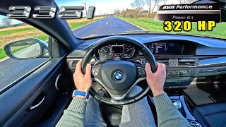 BMW 335i xDrive E92 MPerformance POWER amp SOUND KIT  POV Test Drive [upl. by Cleaves]