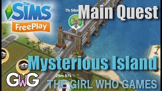 The Sims Freeplay Mysterious Island Quest [upl. by Nadia584]