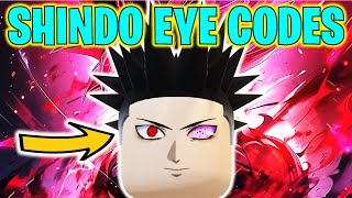 ⭐20 MOST BADASS SHINDO LIFE CUSTOM EYE CODES⭐ [upl. by Milly]