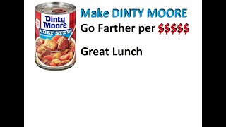 Cheaper Dinty Moore per Serving by Adding Your Own Veggies and Beef [upl. by Solly]