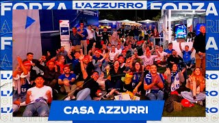 ItaliaAlbania vista a Casa Azzurri Italia  EURO 2024 [upl. by Ainslie]