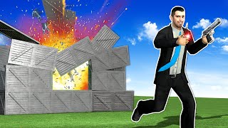 BUILDING A BASE AGAINST MY FRIENDS  Garrys Mod Base Battle [upl. by Fulviah]