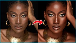 The Frequency separation Method Full Photo Retouching tutorial In Photoshop [upl. by Luebke326]