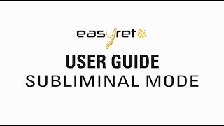 Quantel Medical EasyRet  User Guide SubLiminal [upl. by Viki]