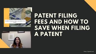 Patent Filing fees [upl. by Tolmann]