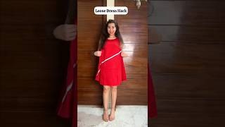 Loose Dress Hack style dress loose hack fashionhacks ytshorts youtubeshorts [upl. by Corliss]