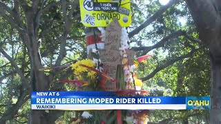 Moped rider death raises caution about traveling on a Waikiki road [upl. by Iana]