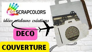 TUTO ALBUM FACILE ET ORIGINAL avec le kit album de la boutique SCRAPCOLORS [upl. by Aneehta]