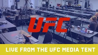 LIVE FROM THE MEDIA TENT  MORAES VS SANDHAGEN [upl. by Romo]