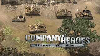 Company of Heroes Scrap Metal 1vs2 Expert Europe At War mod [upl. by Jon]