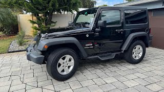 The AndysMobileDetailing does an exterior and interior detail on this 2 door Jeep Wrangler [upl. by Rasec]