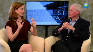 Archifest Sarasota HeraldTribune Real Estate Editor Harold Bubil and Kathryn Parks of Michael Saun [upl. by Kalfas848]