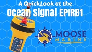 RescueME EPIRB1 quickLook with Moose  Moose Marine [upl. by Chud460]