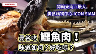 在曼谷美食街吃到鱷魚肉？∣開箱東南亞最大美食購物中心 ICON SIAM  曼谷 泰國bangkok thailand 鱷魚肉 [upl. by Cronin117]