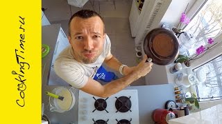 Вкусные Блины  простой рецепт блинов  GoproCooking  веселый и легкий рецепт  by GoPro Hero4 [upl. by Ellehcear]