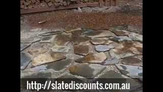 How to Lay Crazy Paving Flagstone Part 1 of 2 [upl. by Danziger]