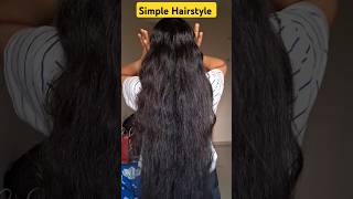 Easy hairstyle for long hair shortvideo shorts trending viral youtubeshorts youtube [upl. by Inneg588]