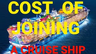 HOW MUCH WILL I NEED TO JOIN A CRUISE SHIP COST FOR RECRUITMENT PROCESS ONBOARD CRUISE SHIP cruise [upl. by Pitchford239]