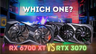 RTX 3070 vs RX 6700 XT  Which one should you buy [upl. by Ellemrac]