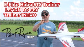 Eflite Habu STS Smart Trainer wSAFE 70mm EDF FLIGHTS on 3S and 4S [upl. by Sasnak]