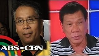 TV Patrol Roxas Duterte naghamunan ng sampalan [upl. by Perpetua]