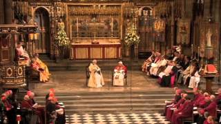 Pope Benedict XVI  Evensong in Westminster Abbey  Full Video [upl. by Eseret934]