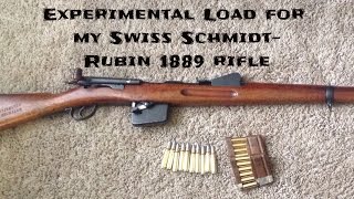 170 grain FN Cast load with Gas Check for my Swiss 1889 Rifle [upl. by Carry70]