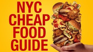 NYC CHEAP Food Guide 13 AFFORDABLE Places That Taste GOOD in New York City [upl. by Katharyn]