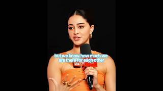 Ananya Pandey talking about childhood friendship ❤️love viral shortvideos Suhana SanayaAnanya [upl. by Yliab965]