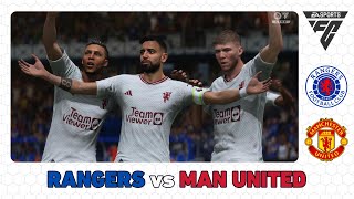 RANGERS vs MANCHESTER UNITED  PreSeason Friendly [upl. by Seilenna]