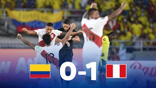 Eliminatorias  Colombia 01 Perú  Fecha 15 [upl. by Yelac425]