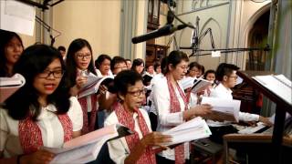 A Gaelic Blessing  John Rutter by PS Sancta Caecilia Katedral Jakarta [upl. by Ecirual603]