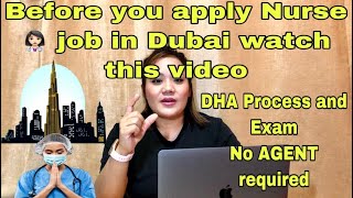 How to apply Nurse job in Dubai  DHA process  Exam QampA  Documents require  No agent required [upl. by Rafferty]