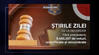 28 NOIEMBRIE 2024 Fără precedent 9465257 de voturi reverificate și renumărate [upl. by Yrelbmik]