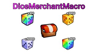 Pet Simulator 99  Dice Merchant Macro  Easy Mega Dice II [upl. by Apicella648]